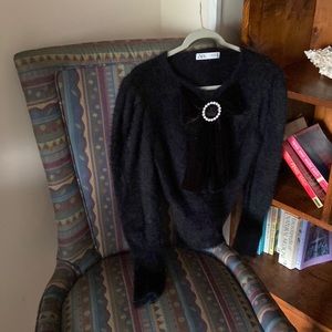 Zara black cute sweater